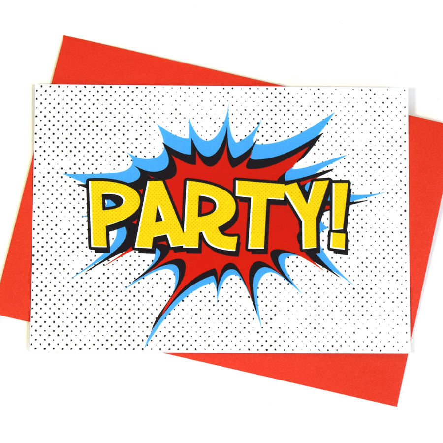 Superhero Party Invitations 5