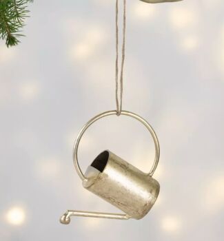 Six Silver Metal Decorations, 3 of 7