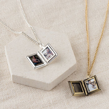Personalised Mini Book Photo Locket For Her, 2 of 7
