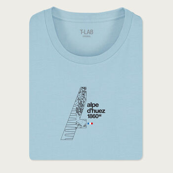 Alpe D'huez Sky Blue Cycling T Shirt, 2 of 6