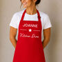 Personalised Star And Message Apron, thumbnail 9 of 9