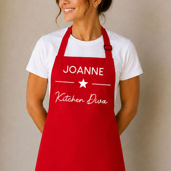 Personalised Star And Message Apron, 9 of 9