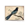 Art Print | Vintage Blue Bird Wall Art | Nature Inspired Home Decor, thumbnail 11 of 12