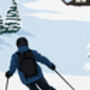 Personalised Ski Mountain Poster, thumbnail 4 of 7