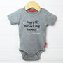 Personalised 1st Mother's Day Babygrow, thumbnail 1 of 6