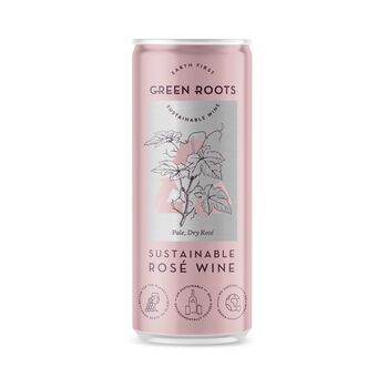 Green Roots Sustainable Rosé Wine Gift Box, 3 of 3