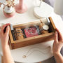 Personalised Etched Glass Jewellery Box, thumbnail 1 of 10