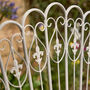 Bielle Stone Grey Iron Garden Bench, thumbnail 3 of 6