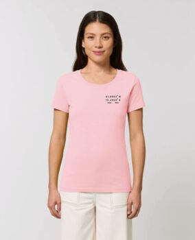 Custom Coordinates, Organic Cotton, Women's T Shirt, 6 of 10