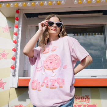 Go Glazy Women's Doughnut Graphic T Shirt, 3 of 4