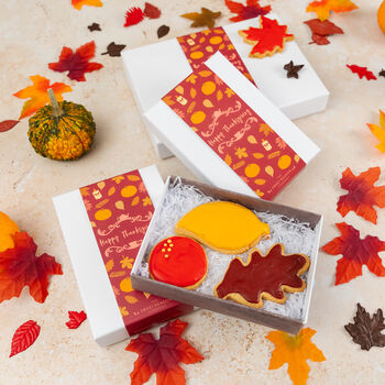'Thanksgiving' Luxury Biscuit Gift Box, 2 of 4
