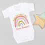 Personalised First Father's Day Rainbow Bodysuit, thumbnail 1 of 9