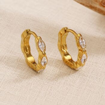 Luna Huggie Earrings, 2 of 3