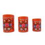 Hand Painted Tea Coffee Sugar Canister Trio, thumbnail 7 of 8