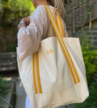 Personalised Embroidered Canvas Tote Bag, 12 of 12