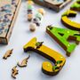 Personalised Paint Your Own Dinosaur Wooden Name, thumbnail 4 of 7