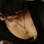 18 K Gold Cross Pendant Necklace Genesis, thumbnail 6 of 8