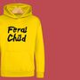 'Feral Child' Kids Hoodie Jumper, thumbnail 4 of 10