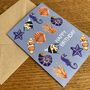 Fun Underwater Birthday Card With Activities, thumbnail 2 of 4