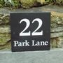 Personalised Slate Name And Number, thumbnail 4 of 12