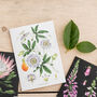 Botanical White Passion Flower Card, thumbnail 1 of 2