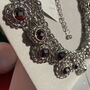 Christmas Party Necklace In Rhodium Silver Tone, thumbnail 2 of 3