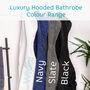 Personalised Luxury Cotton Hooded Bathrobe, thumbnail 4 of 12