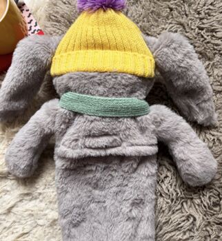 Rabbit Hot Water Bottle, 4 of 4