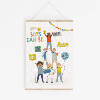Boys Can Be… Children's Print, 5 of 5