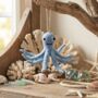 Handmade Ollie The Octopus Hanging Felt Decoration, thumbnail 1 of 10
