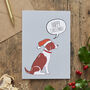 Springer Spaniel Christmas Card, thumbnail 1 of 2