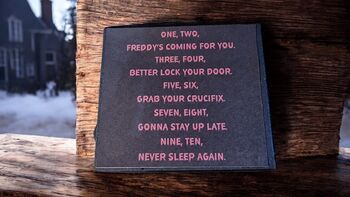 Freddy Krueger Inspired Handmade Box And Socks Elm, 6 of 9