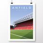 Liverpool Fc Anfield Main Stand Poster, thumbnail 2 of 7