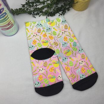 Personalised Socks For Kids Easter Gift Basket, 2 of 8