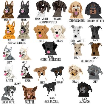 Personalised Dog Bandana, All Breeds Available, 5 of 11