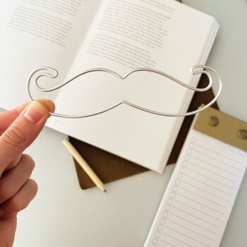 Handmade Moustache Bookmark, 8 of 8
