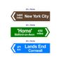 Personalised Destination Distance Signs, thumbnail 3 of 4