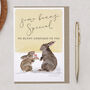 Cute Rabbit Happy Easter Card 'Some Bunny Special', thumbnail 1 of 2
