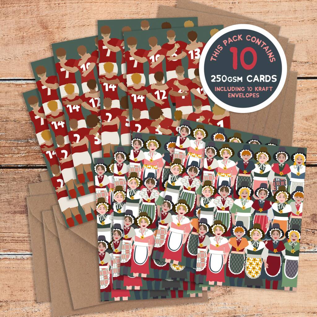 All Welsh Mini Luxury Card Pack, 1 of 2