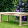 Backless Wooden Bench, thumbnail 1 of 10