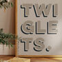 Twiglets Textured Christmas Print, thumbnail 2 of 6