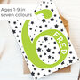 Personalised Number Birthday Card Ages One To Nine, thumbnail 1 of 11