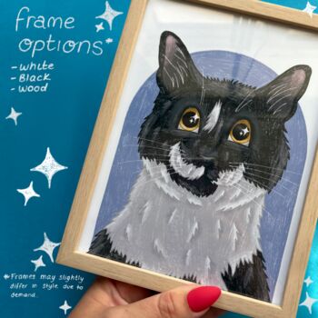 Personalised Illustration Pet Portrait Colourful Print, 5 of 8