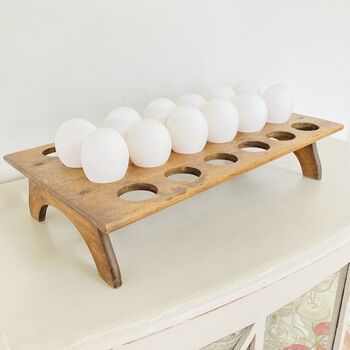 Antique Egg Rack / Tray ~ 24 Eggs ~ Three, 5 of 7