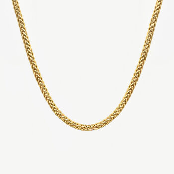 0.1cm,0.3cm Or 0.4cm Men’s Twisted Chain Necklace In Gold Or Silver, Christmas Jewellery Gift, 9 of 11