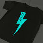 Lightning Bolt Glow In The Dark T Shirt, thumbnail 1 of 3