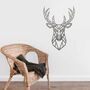 Geometric Stag Deer Wall Art Decor For Home Or Office, thumbnail 6 of 12