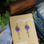D20 Dice And Sword Surgical Steel Earrings, thumbnail 6 of 7