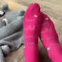 Mulled Wine Time Personalised Socks, thumbnail 1 of 2