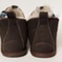100% Natural Sheepskin Slippers Hard Sole In Brown, thumbnail 2 of 6